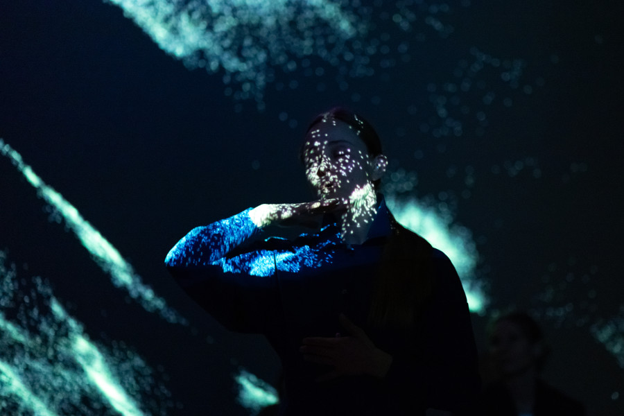 Marie K&oslash;lb&aelig;k Iversen performing